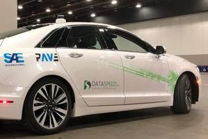 Lincoln MKZ autonomous vehicle dataspeed