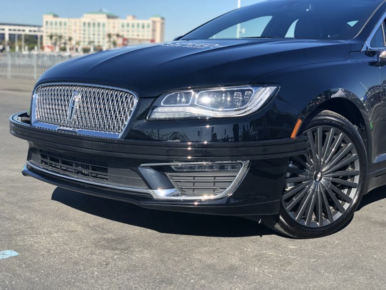 Curved Front Bumper Bar on Lincoln MKZ