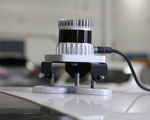 Ouster on Magnet Lidar Mount